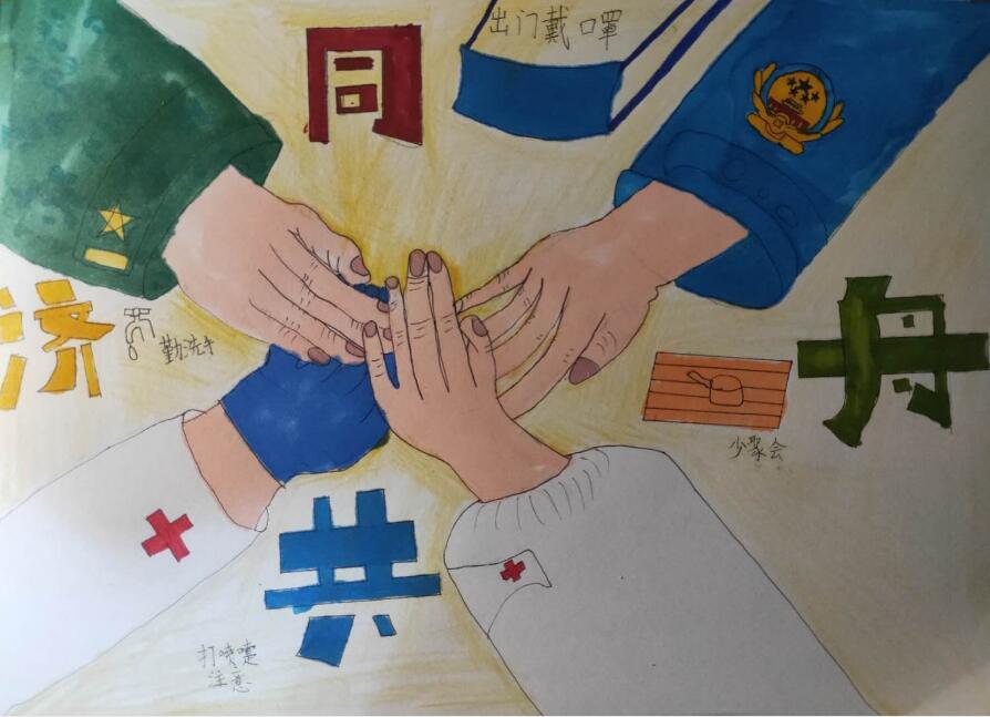 “疫情當前，孩子們有‘畫’說”作品展播（三十八）