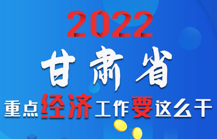 【甘快看·圖解】速覽！2022甘肅省重點經(jīng)濟(jì)工作要這么干！