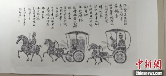 圖為傳拓作品?！〈蘖?攝