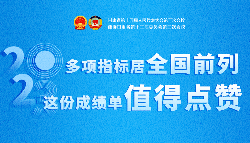 【聚焦2024甘肅兩會(huì)】3D海報(bào)|多項(xiàng)指標(biāo)居全國前列！甘肅這份成績單值得點(diǎn)贊