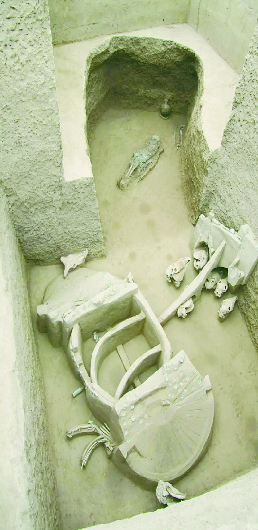 王家洼戰(zhàn)國墓2號(hào)墓室