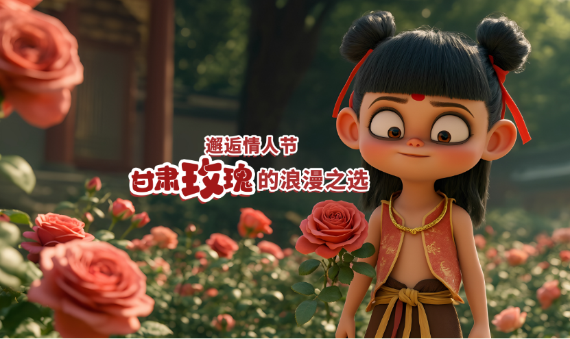 AI視頻 | 邂逅情人節(jié)，甘肅玫瑰的浪漫之選